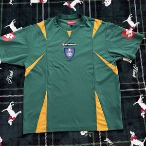 Supreme Green and Yellow Sport Jersey with Crest